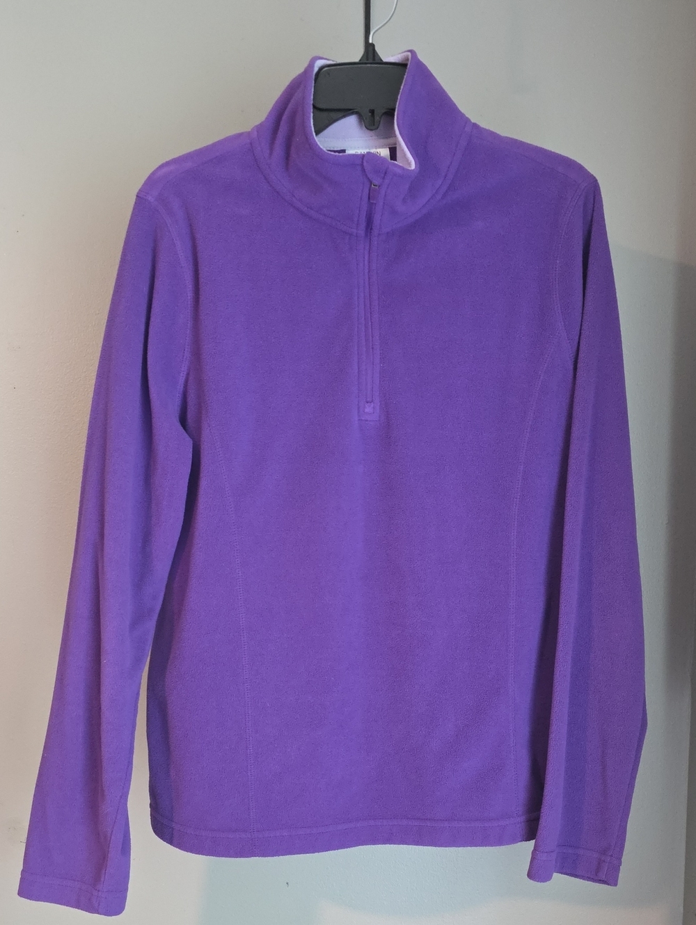 Danskin Purple Quarter-Zip Pullover Size L